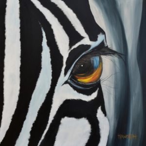 Zebra Eye Print